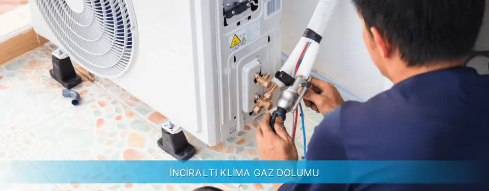 İnciraltı İlçemi Arçelik Klima Gaz Dolumu